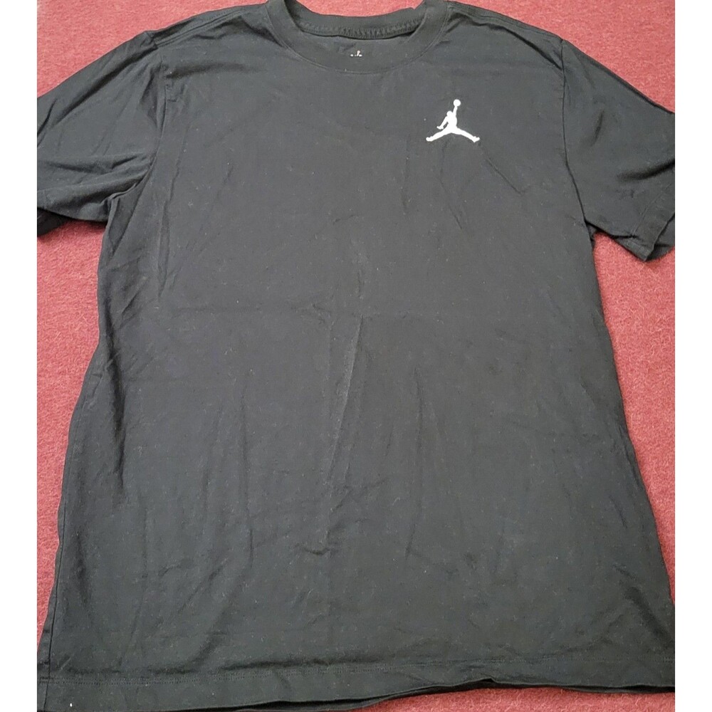 Jordan Jumpman T-Shirt Men's Solid Black Size Medium Short Sleeve